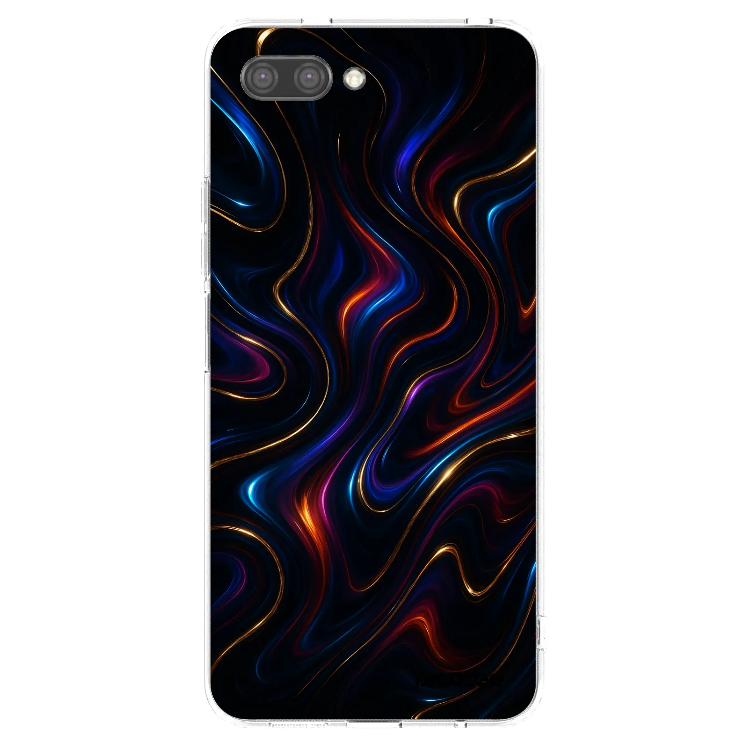 Picasee Honor 10 Hülle - Transparentes Silikon - Noir