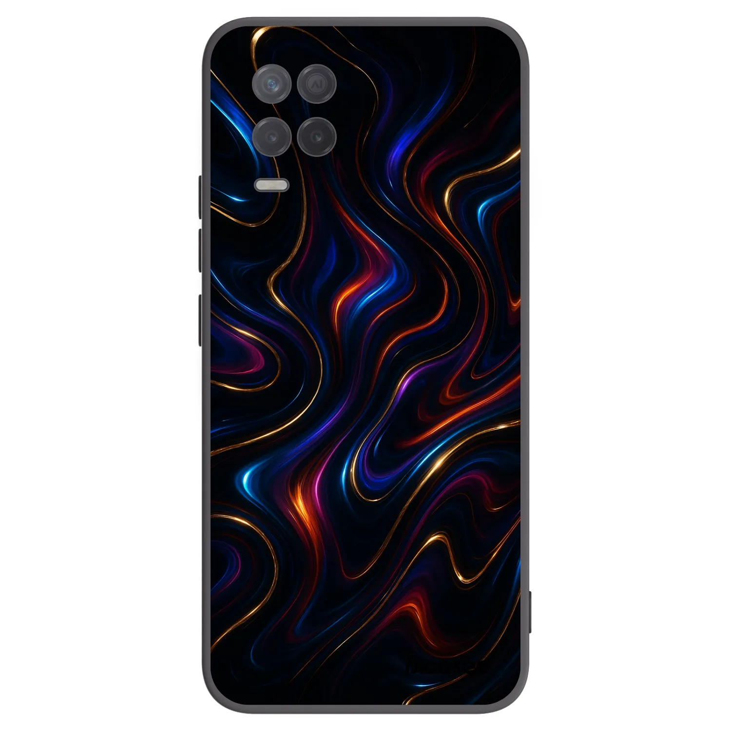 Picasee Realme 8 5G Hülle - Schwarzes Silikon - Noir