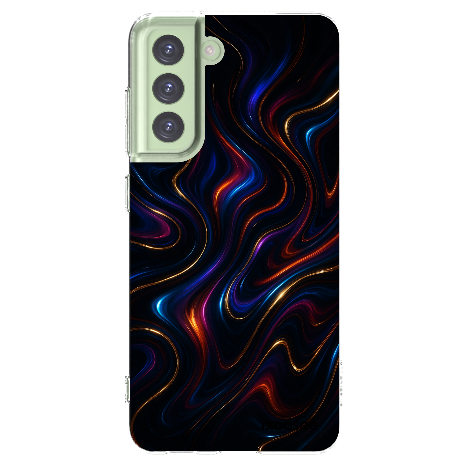 Picasee Samsung Galaxy S21 FE 5G Hülle - Transparentes Silikon - Noir