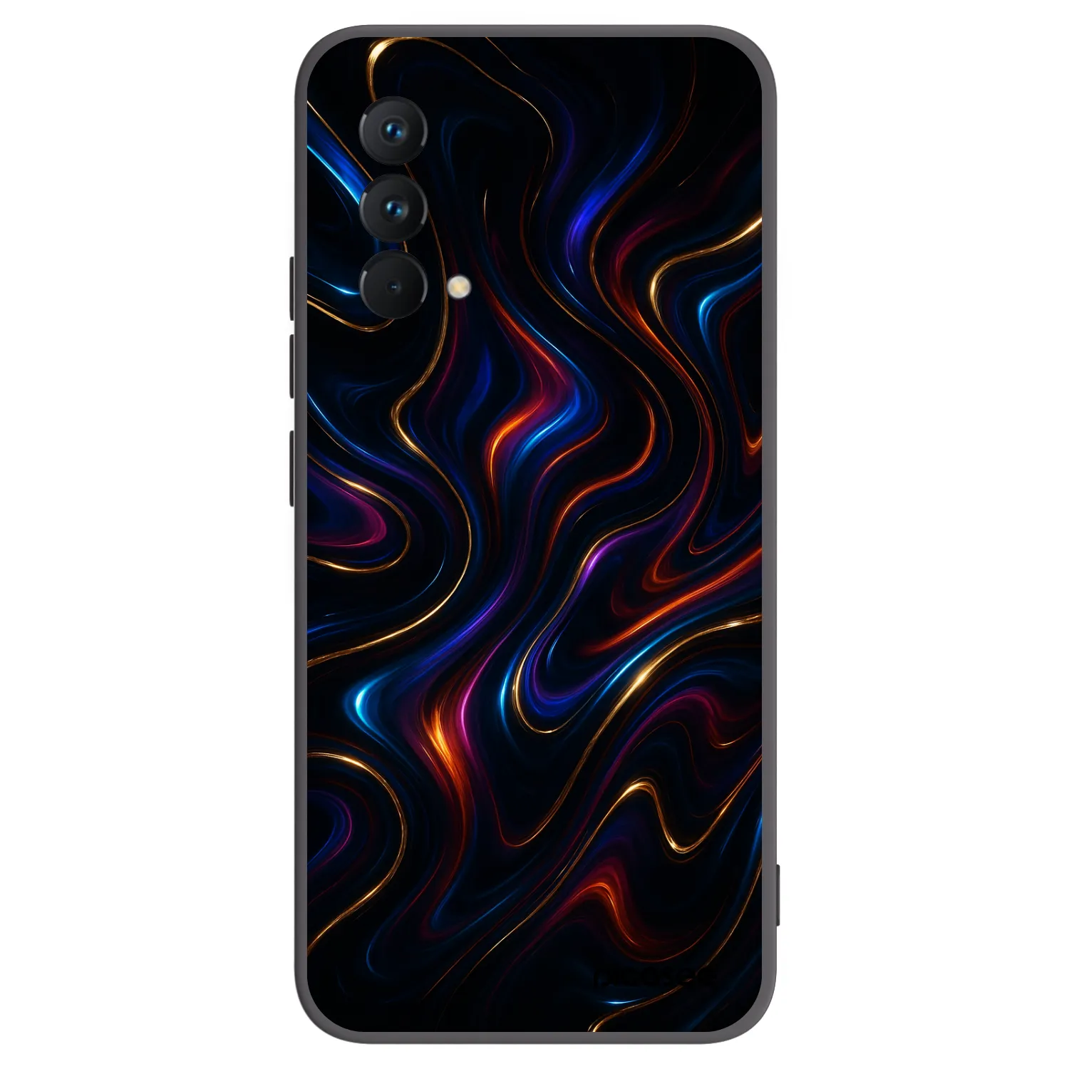 Picasee Realme GT Master Edition 5G Hülle - Schwarzes Silikon - Noir