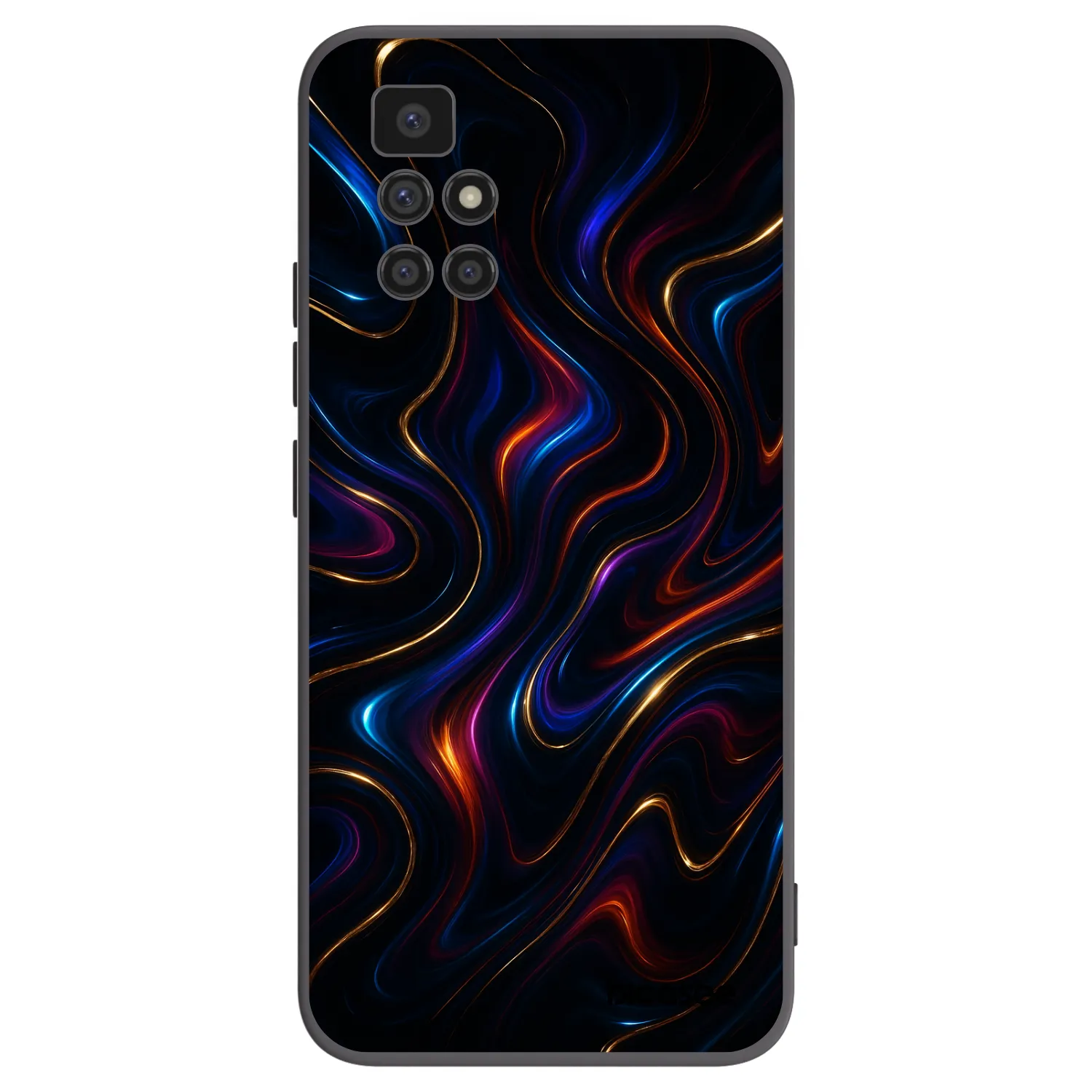 Picasee Xiaomi Redmi 10 (2022) Hülle - Schwarzes Silikon - Noir