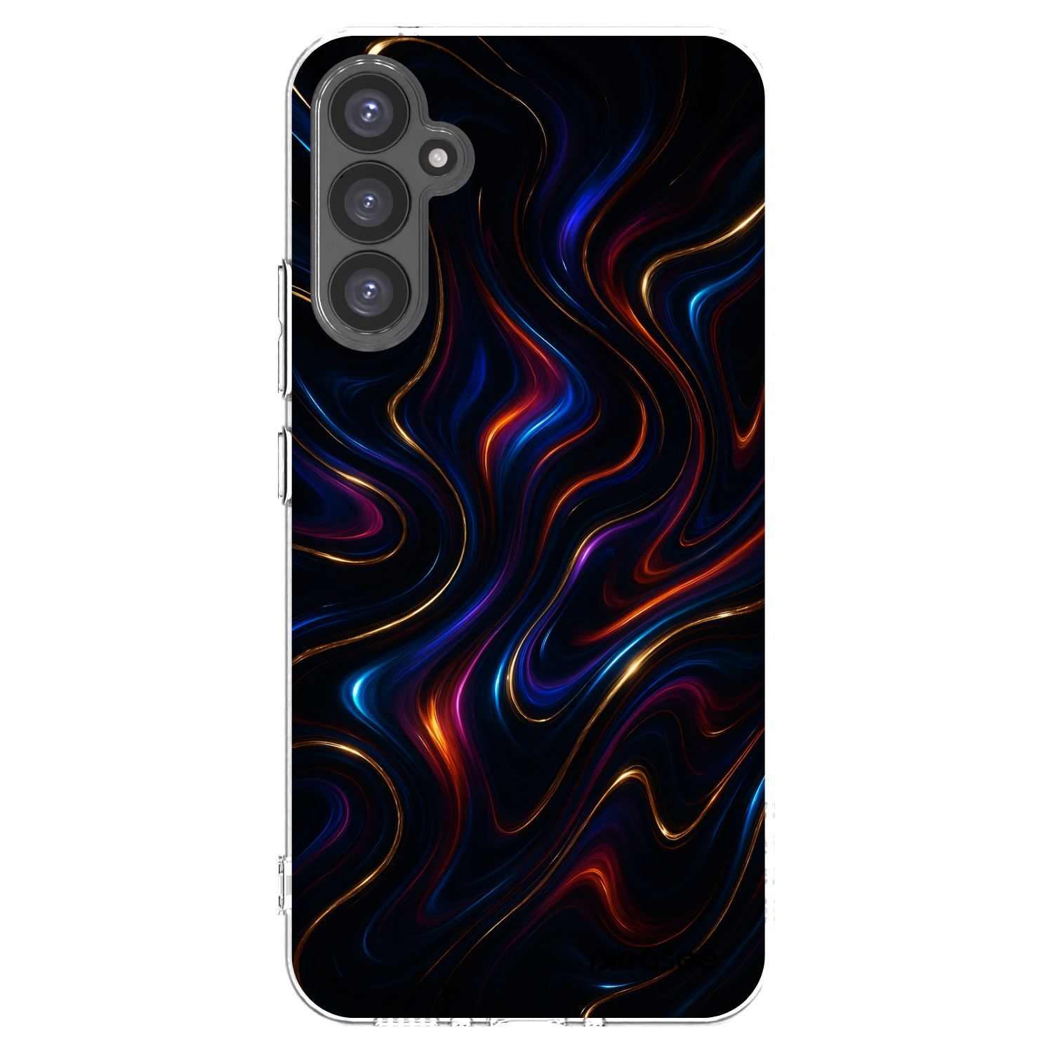Picasee Samsung Galaxy A34 5G A346B Hülle - Transparentes Silikon - Noir