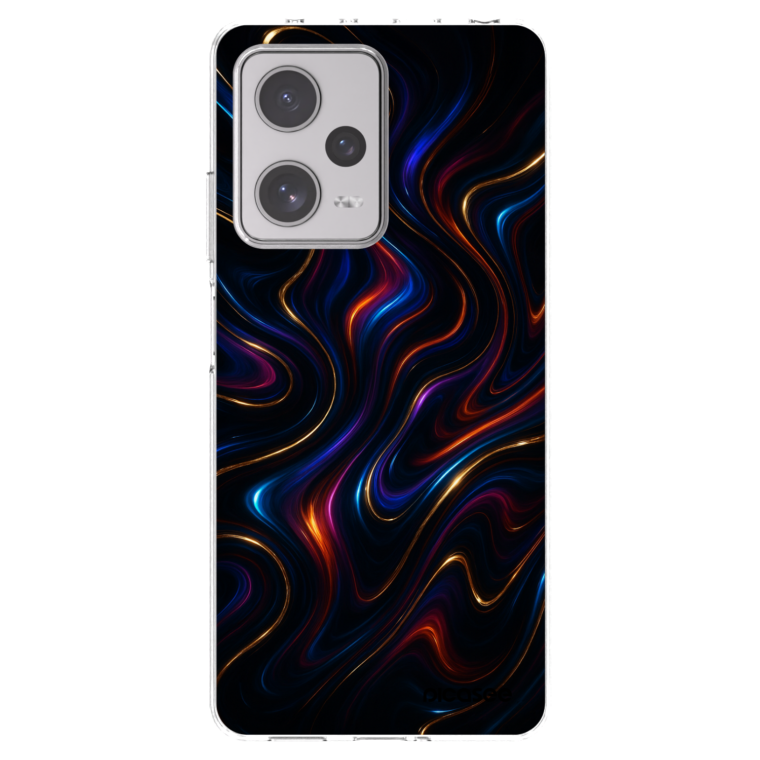 Picasee Xiaomi Redmi Note 12 Pro+ 5G Hülle - Transparentes Silikon - Noir