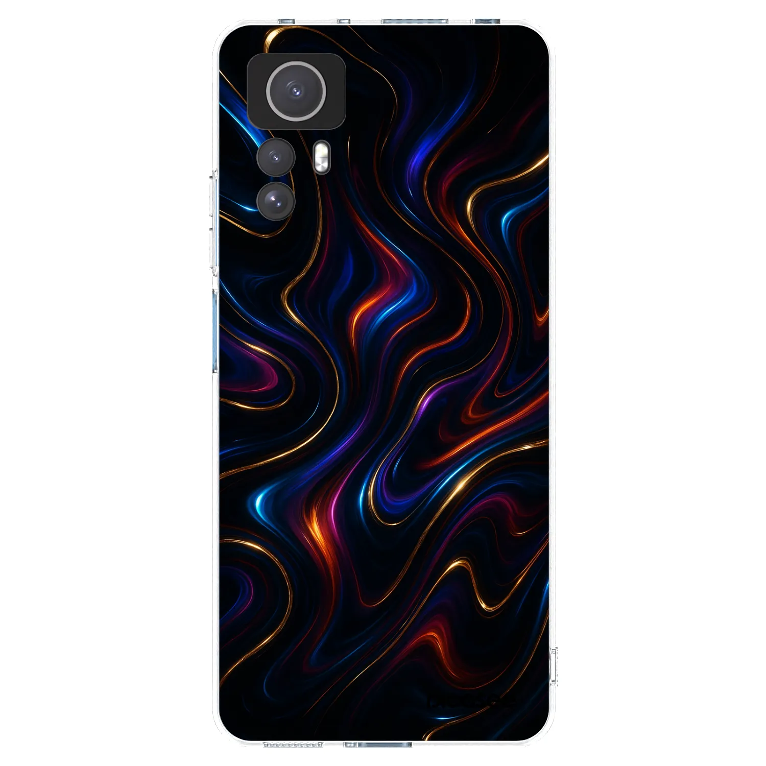 Picasee Xiaomi Redmi Note 12S Hülle - Transparentes Silikon - Noir