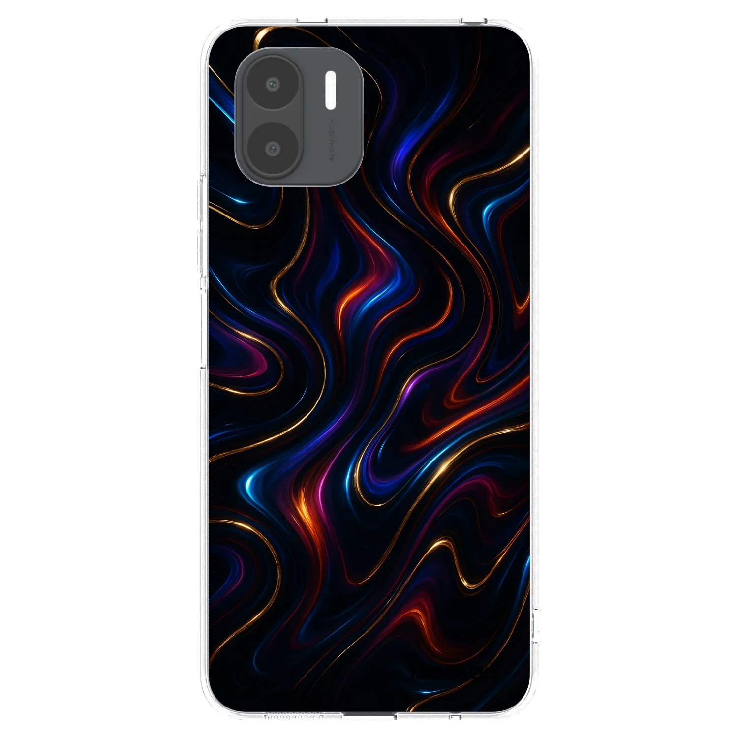 Picasee Xiaomi Redmi A2 Hülle - Transparentes Silikon - Noir