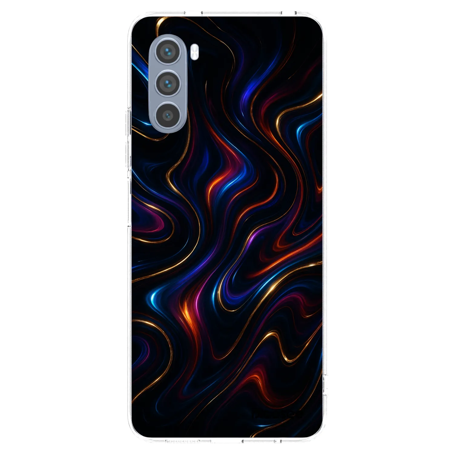 Picasee Motorola Moto G62 Hülle - Transparentes Silikon - Noir