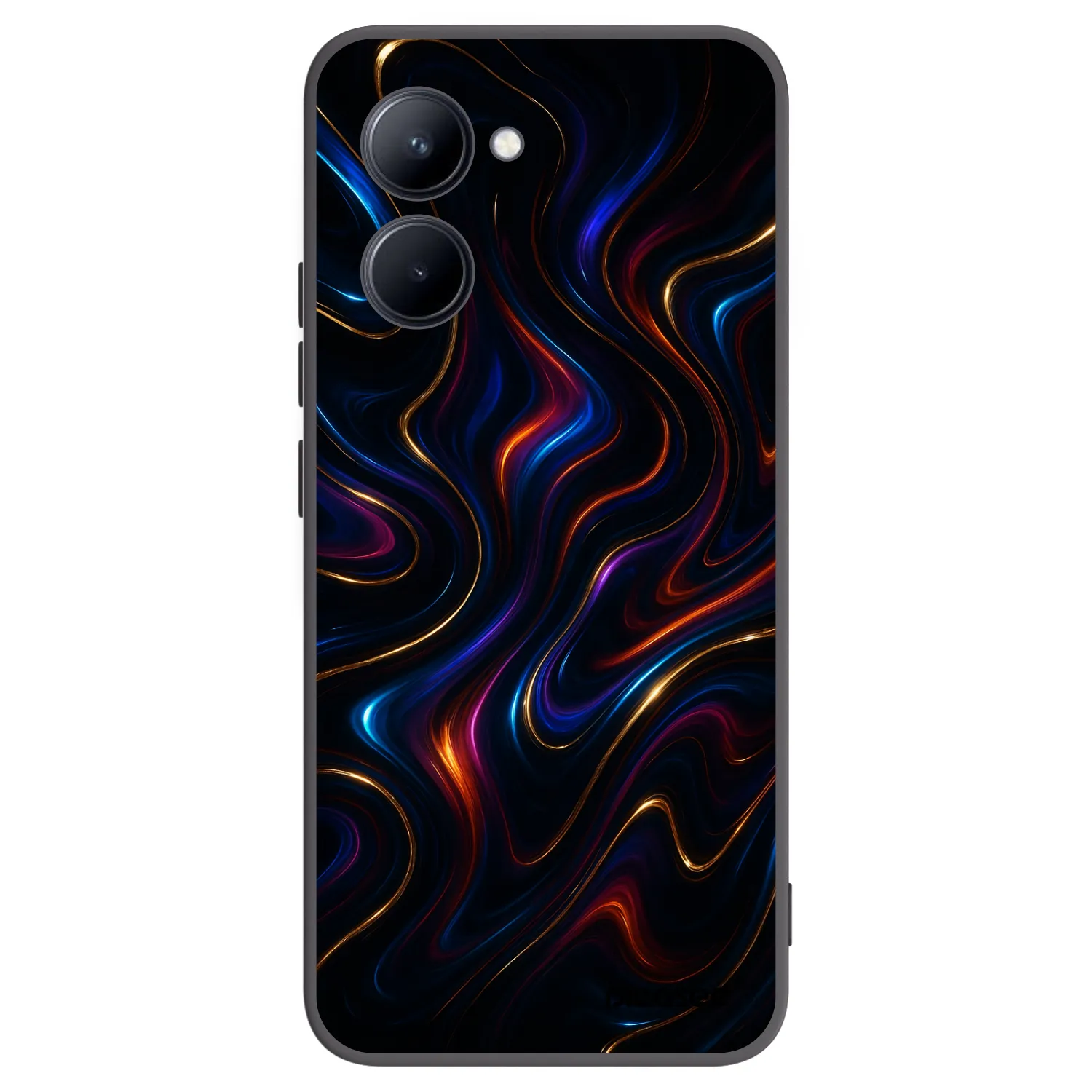 Picasee Realme C33 (2023) Hülle - Schwarzes Silikon - Noir