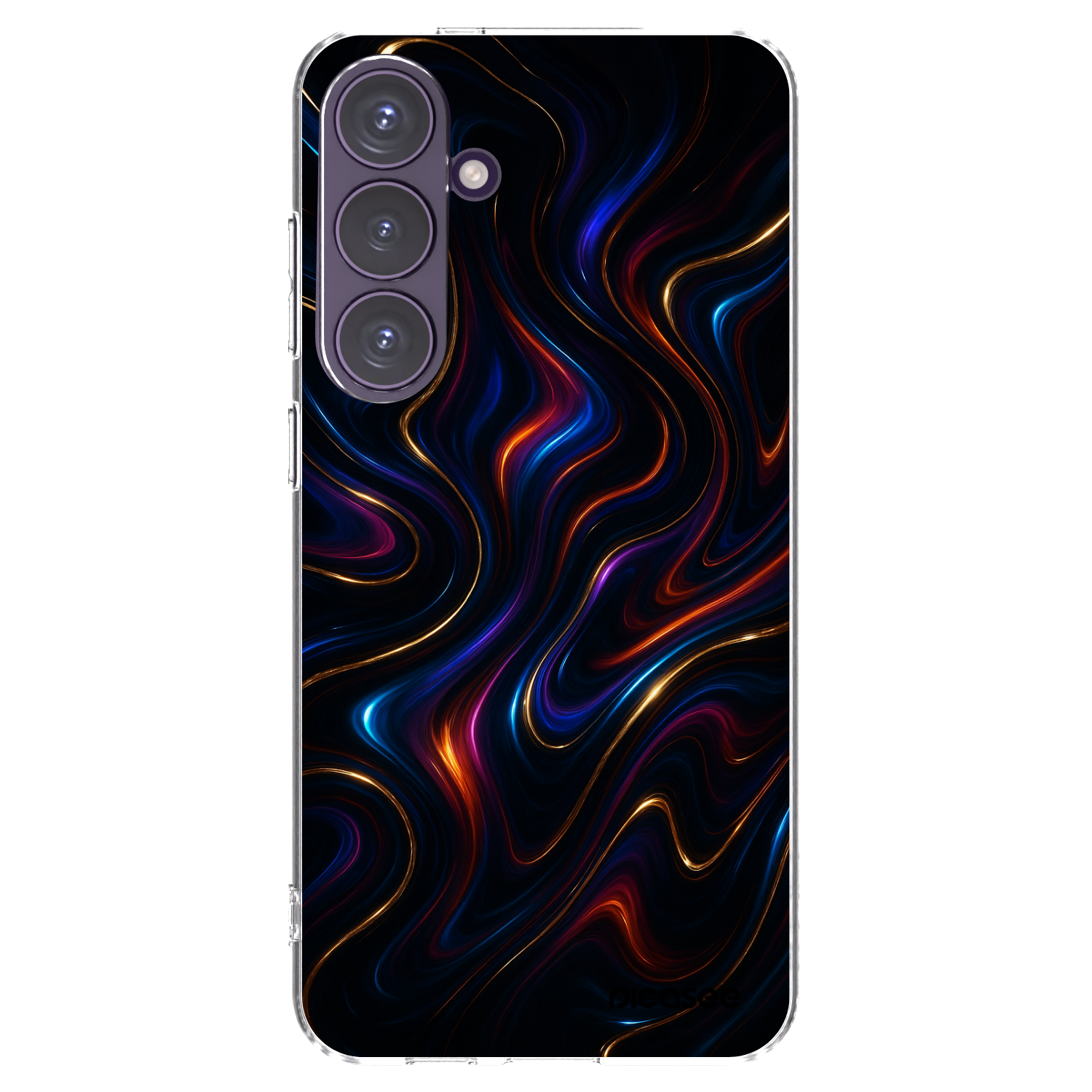 Picasee Samsung Galaxy S24+ S926B 5G Hülle - Transparentes Silikon - Noir