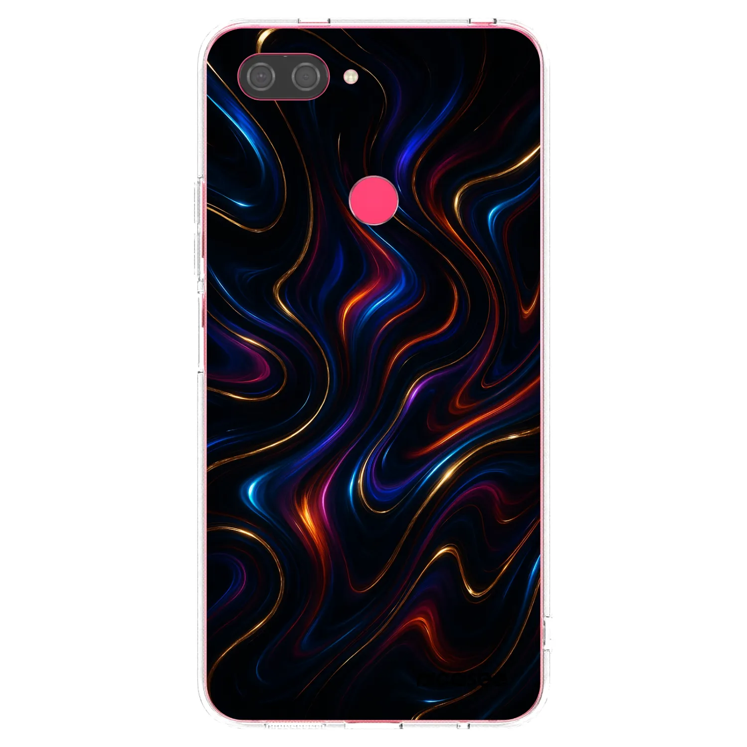 Picasee Xiaomi Mi 8 Lite Hülle - Transparentes Silikon - Noir