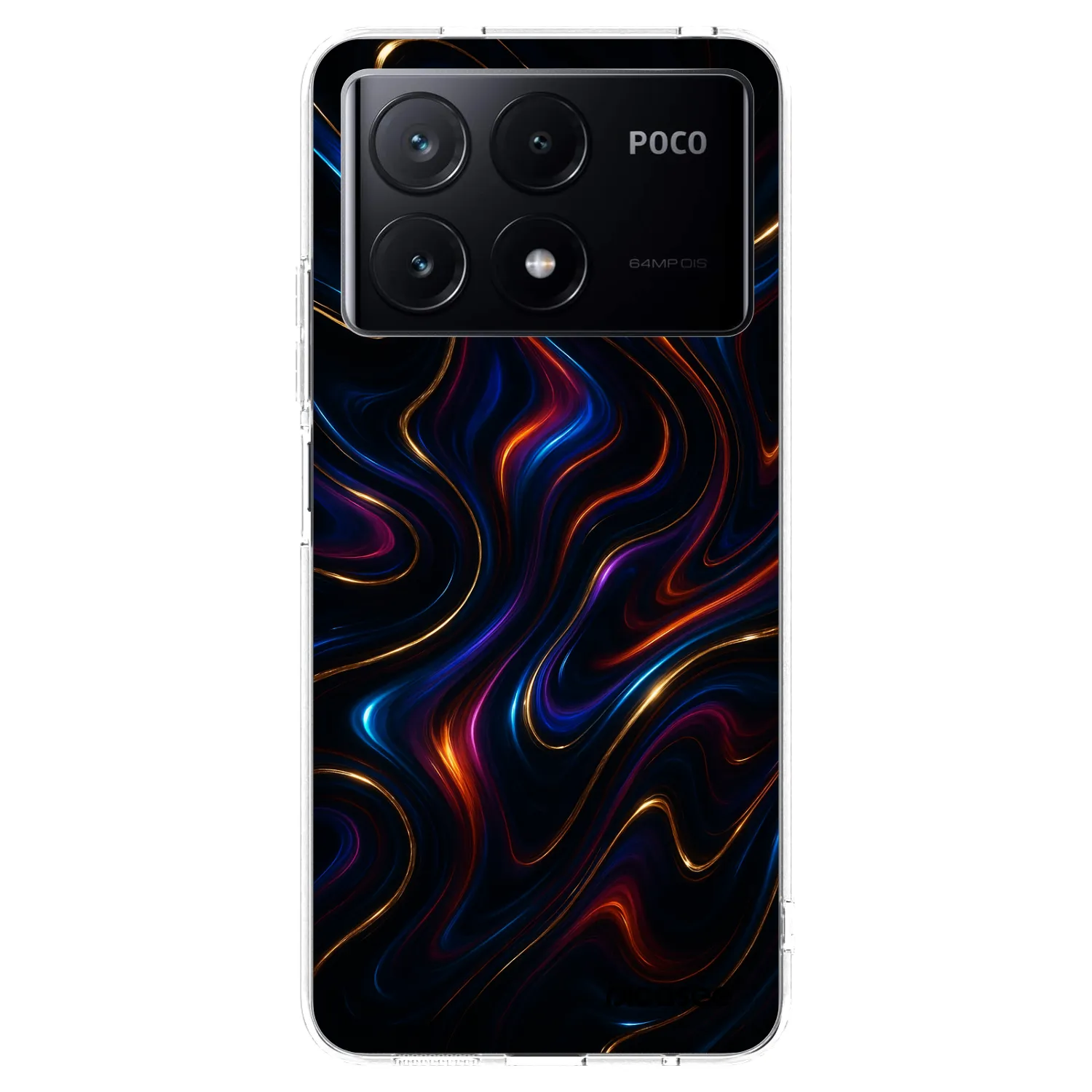 Picasee Xiaomi Poco X6 Pro Hülle - Transparentes Silikon - Noir