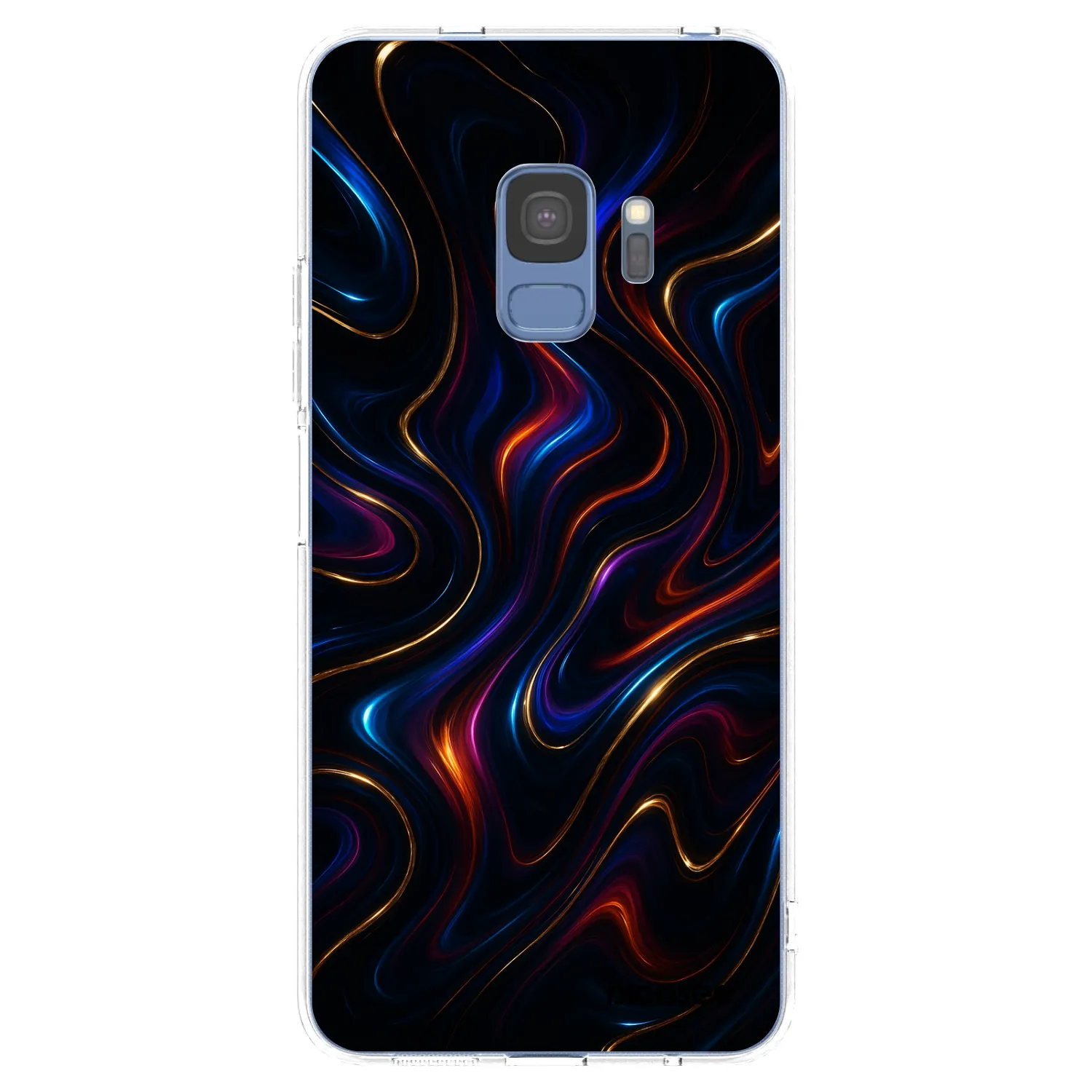 Picasee Samsung Galaxy S9 G960F Hülle - Transparentes Silikon - Noir