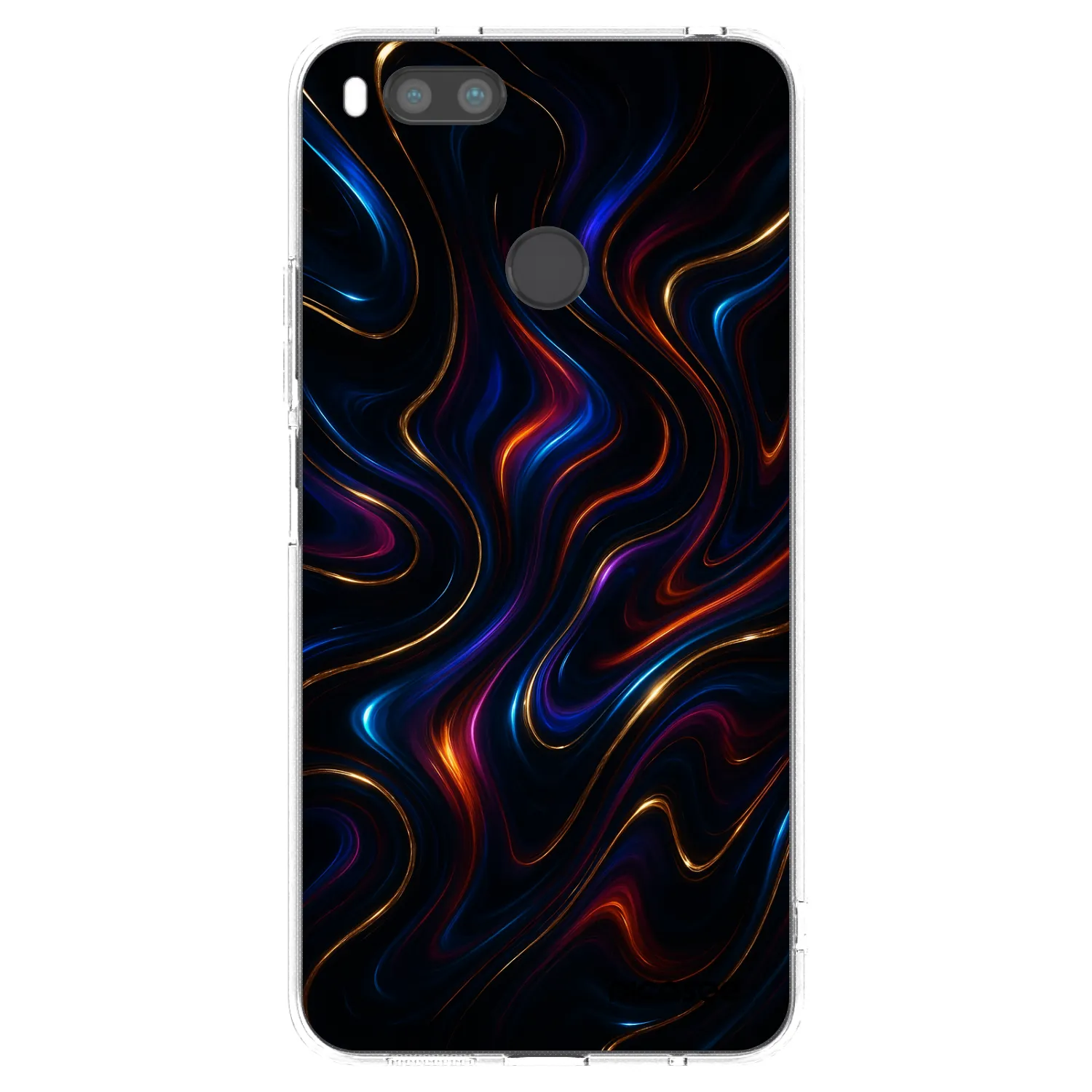 Picasee Xiaomi Mi A1 Global Hülle - Transparentes Silikon - Noir