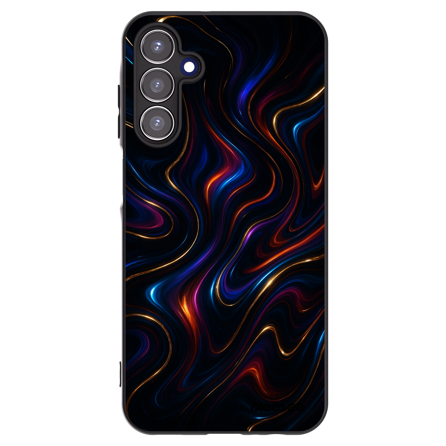 Picasee Samsung Galaxy A15 A156B 5G Hülle - Schwarzes Silikon - Noir