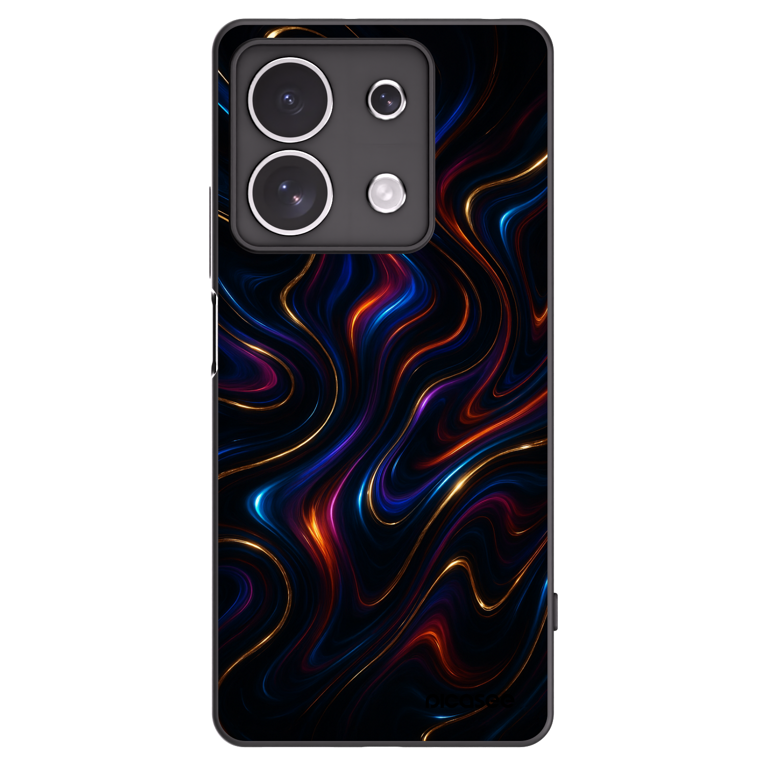Picasee Xiaomi Redmi Note 13 4G Hülle - Schwarzes Silikon - Noir