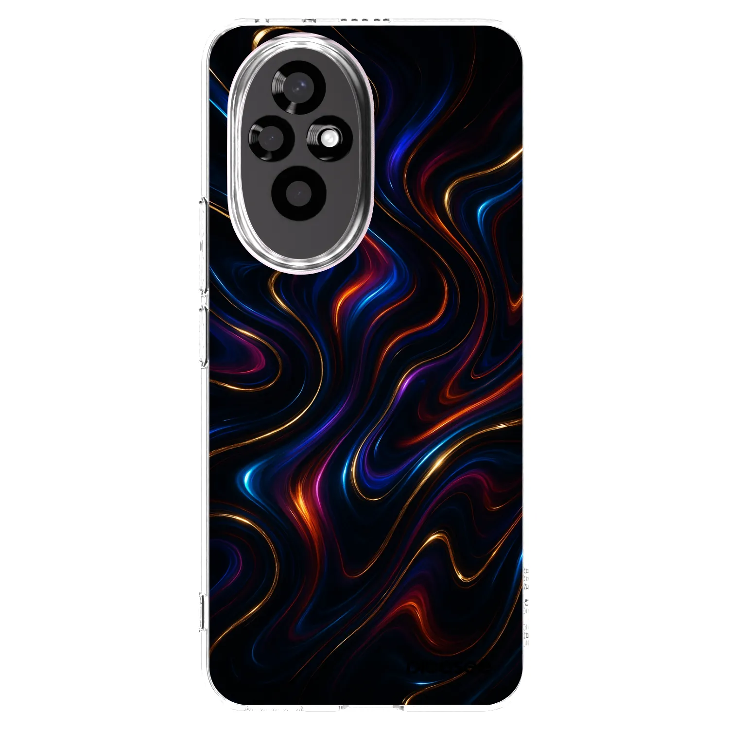 Picasee Honor 200 Pro 5G Hülle - Transparentes Silikon - Noir