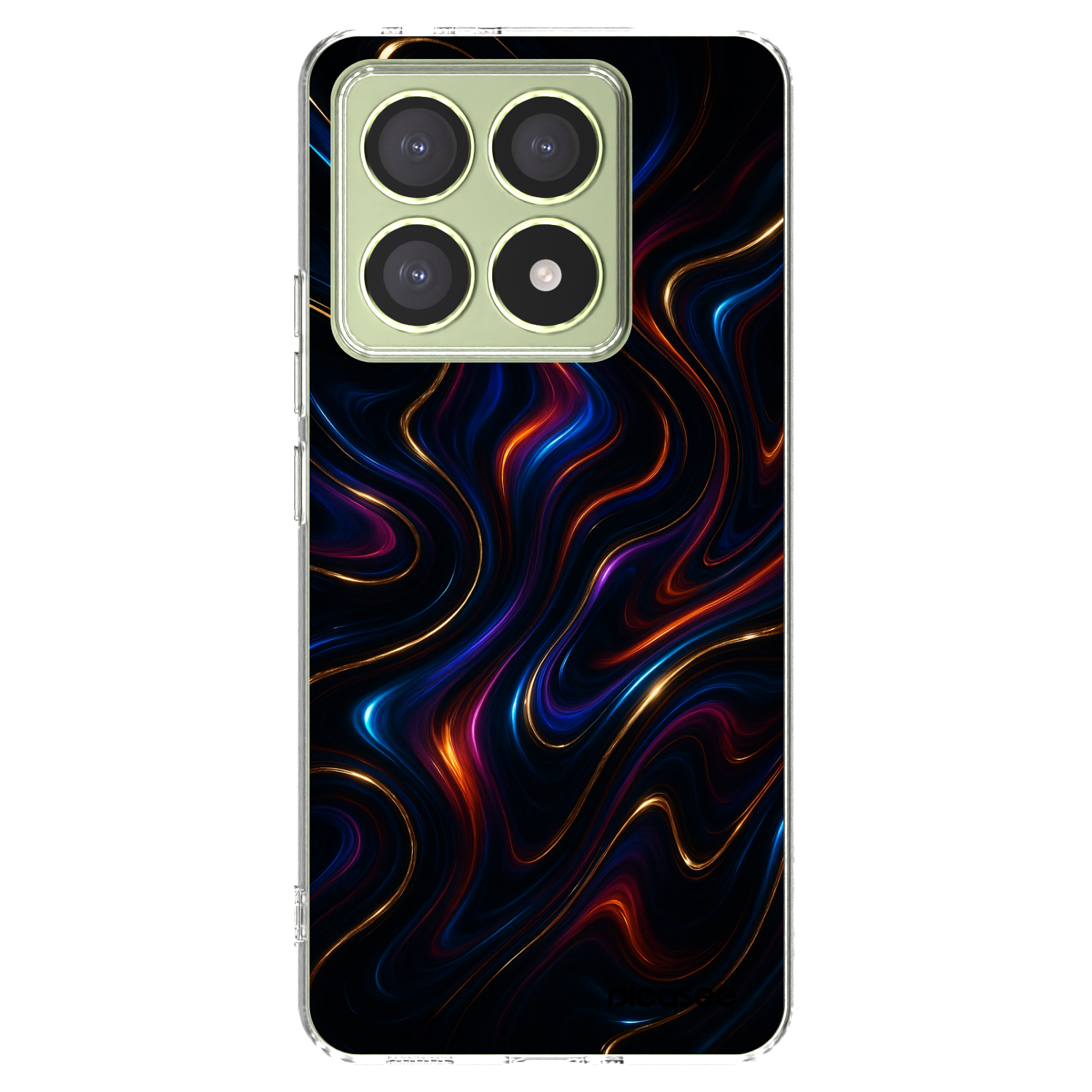 Picasee Xiaomi 14T Hülle - Transparentes Silikon - Noir