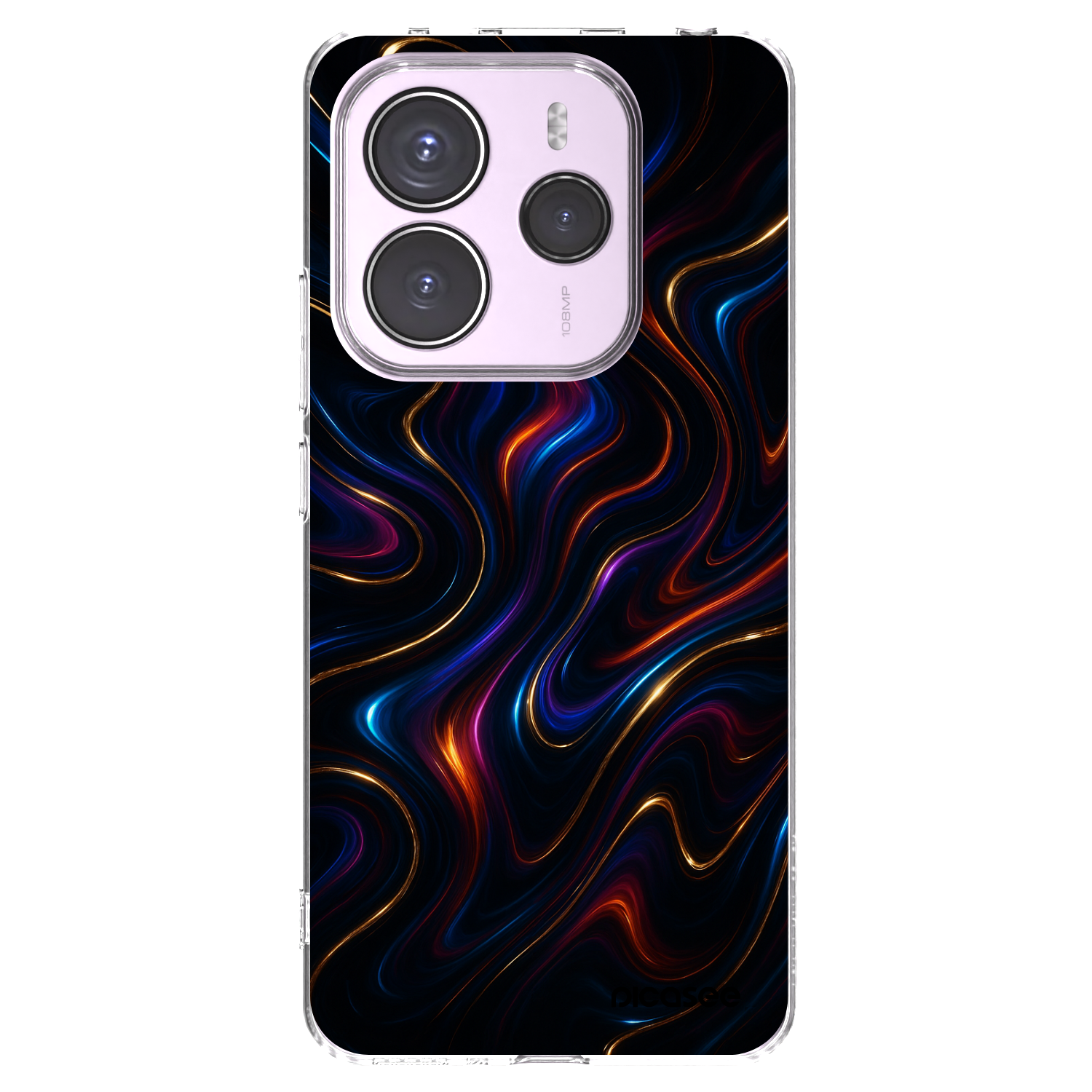 Picasee Xiaomi Redmi Note 14 5G Hülle - Transparentes Silikon - Noir