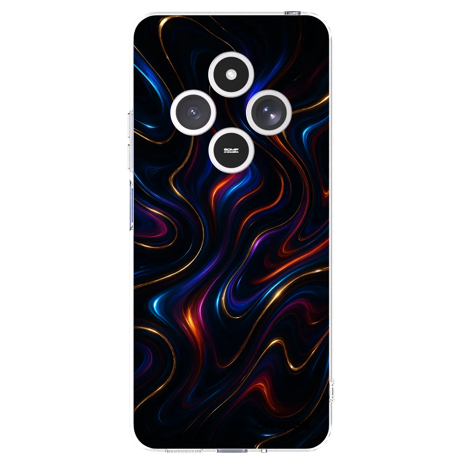 Picasee Xiaomi Redmi 14C Hülle - Transparentes Silikon - Noir