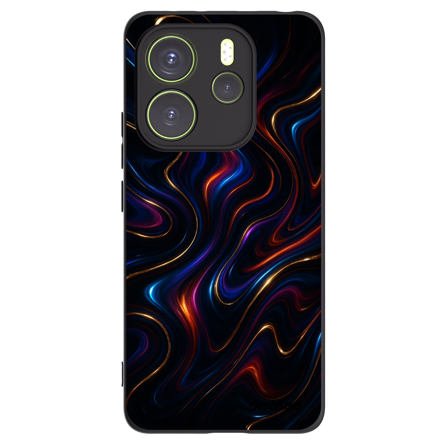 Picasee Xiaomi Redmi Note 14 4G Hülle - Schwarzes Silikon - Noir