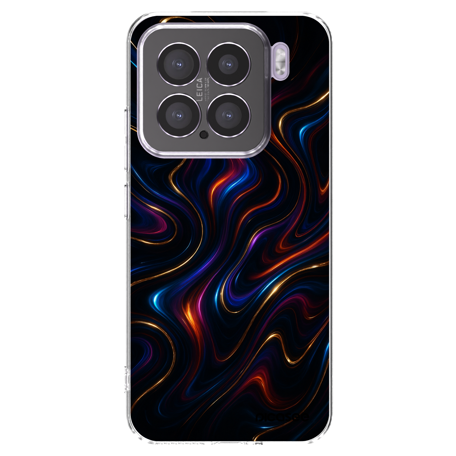 Picasee Xiaomi 15 Hülle - Transparentes Silikon - Noir