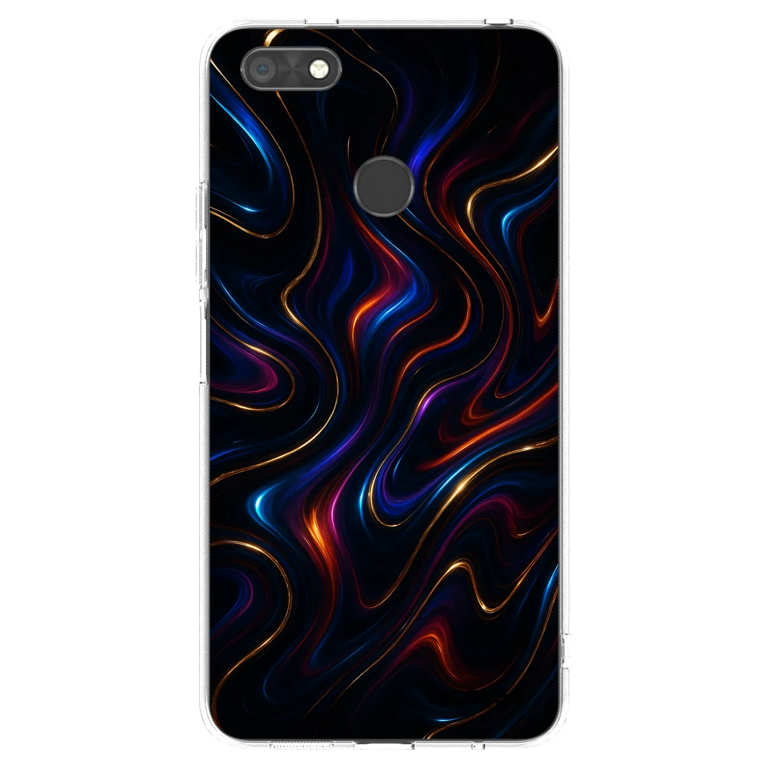 Picasee Huawei P9 Lite Mini Hülle - Transparentes Silikon - Noir