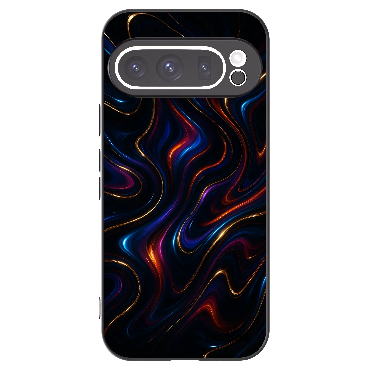 Picasee Google Pixel 9 Pro Hülle - Schwarzes Silikon - Noir