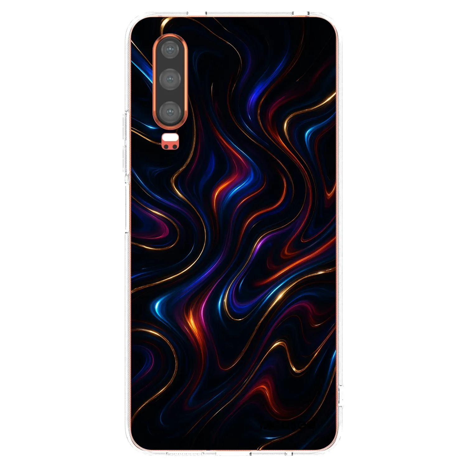 Picasee Huawei P30 Hülle - Transparentes Silikon - Noir