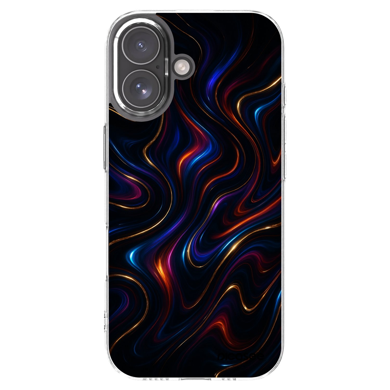 Picasee Apple iPhone 17 Hülle - Transparentes Silikon - Noir