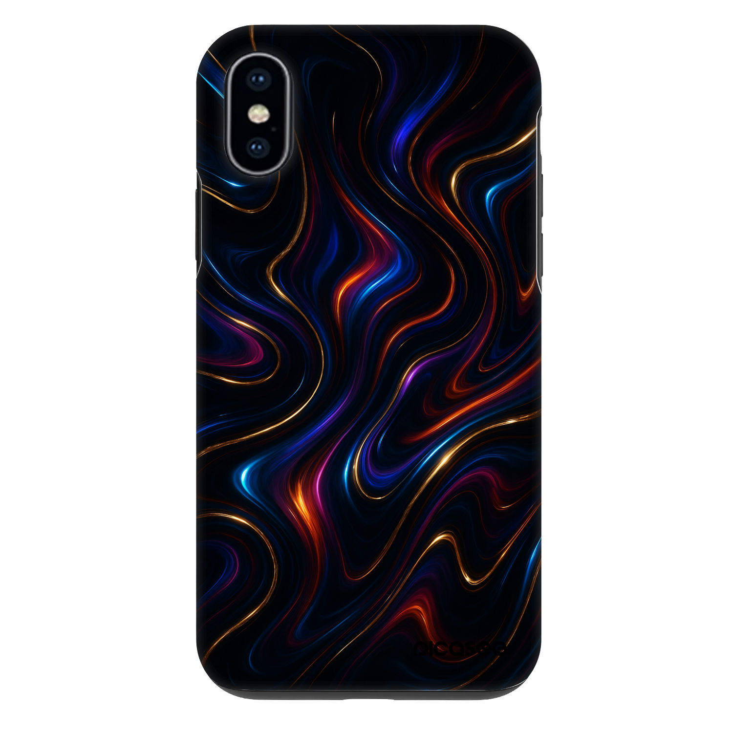 Picasee Fashion Case für Apple iPhone X/XS - Noir
