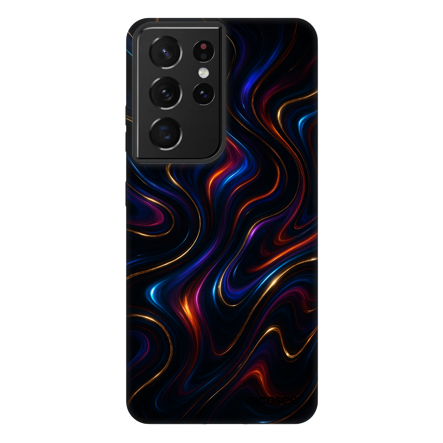 Picasee Fashion Case für Samsung Galaxy S21 Ultra 5G G998B - Noir