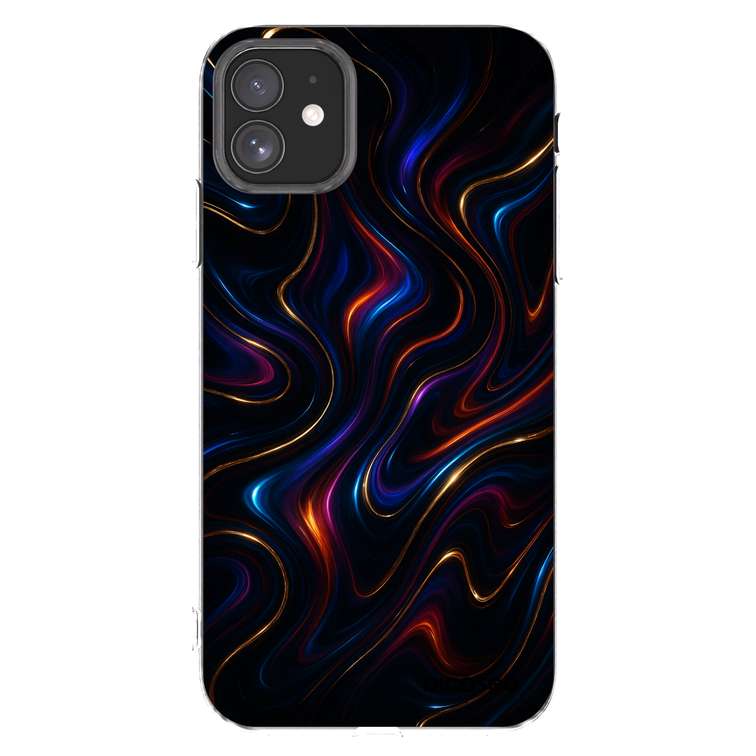 Picasee Apple iPhone 11 Hülle - Transparentes Silikon - Noir