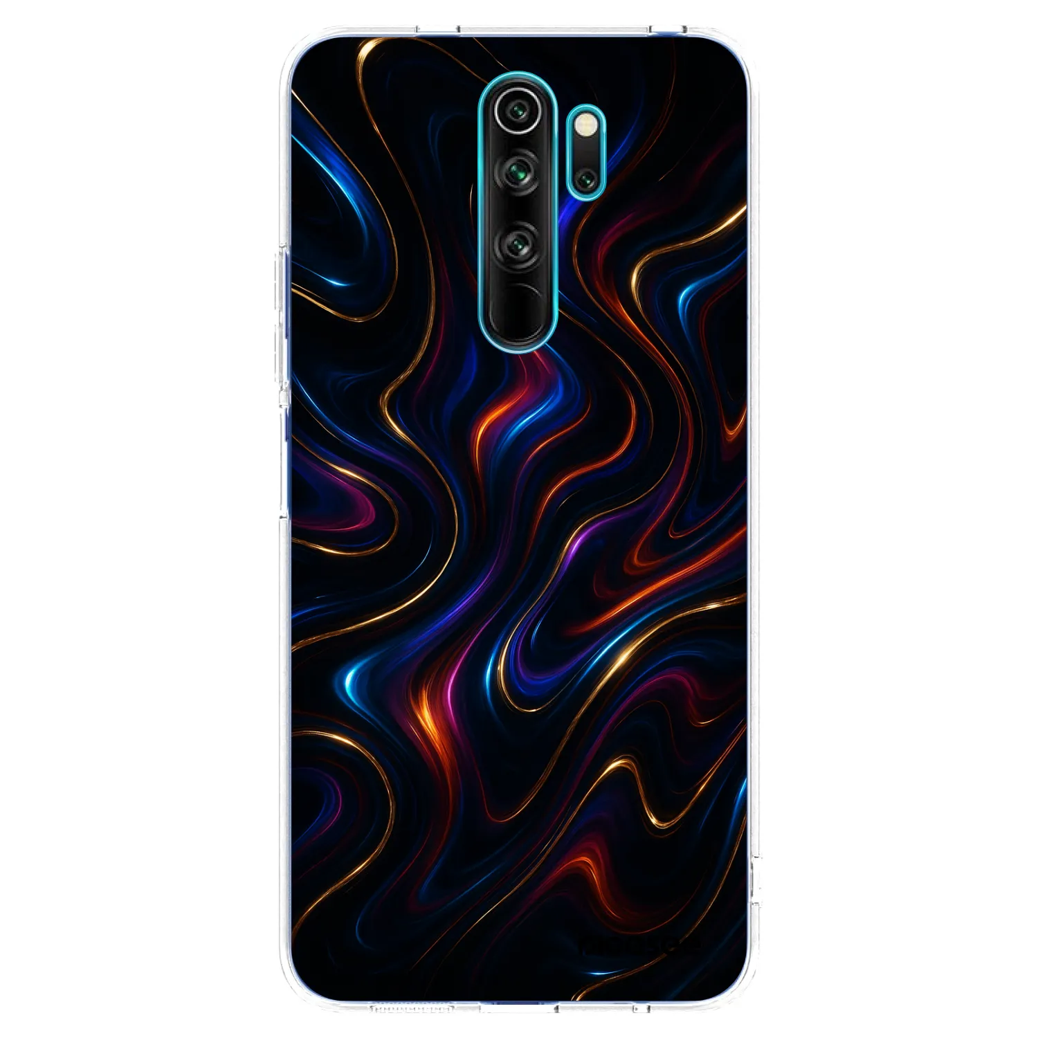 Picasee Xiaomi Redmi Note 8 Pro Hülle - Transparentes Silikon - Noir