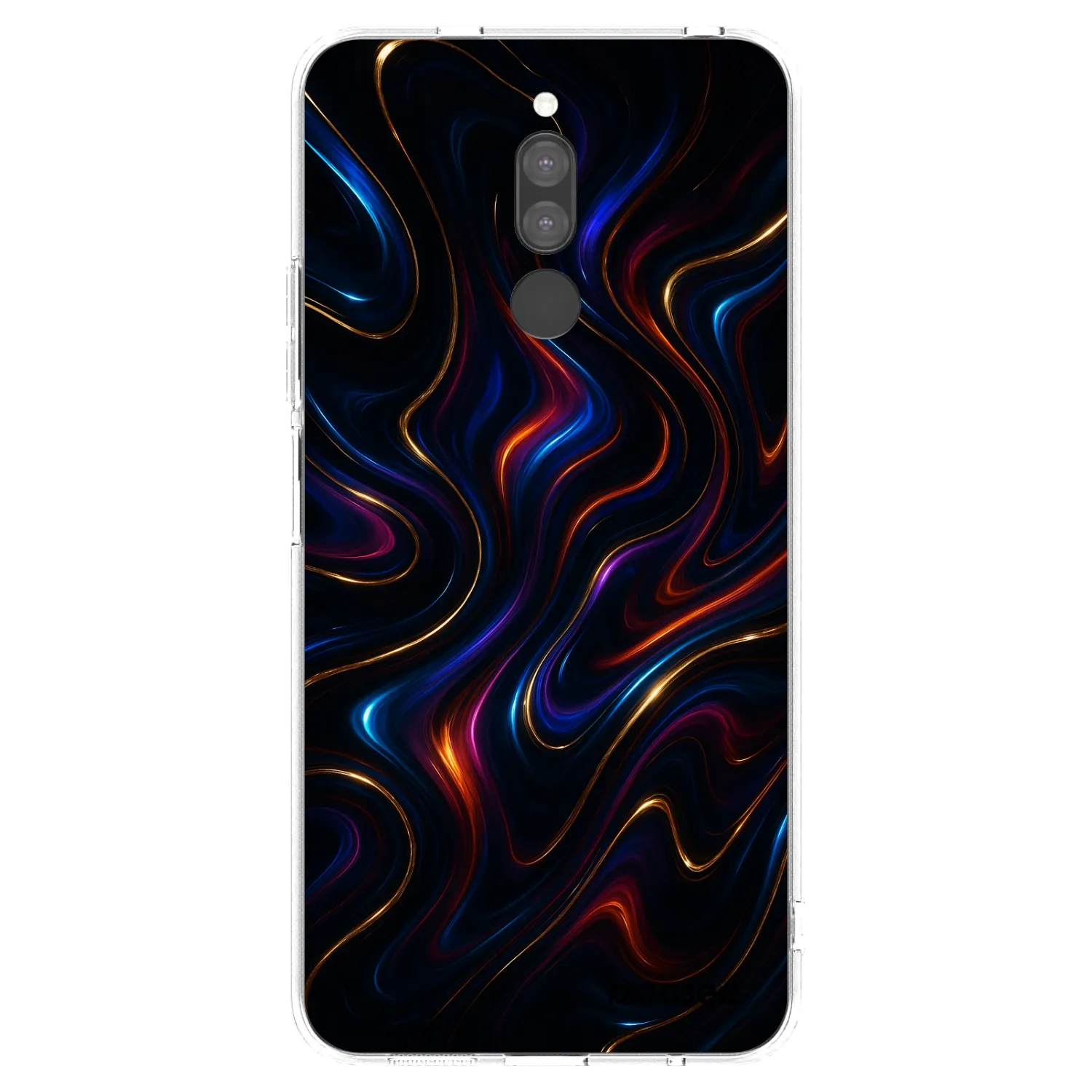 Picasee Xiaomi Redmi 8 Hülle - Transparentes Silikon - Noir