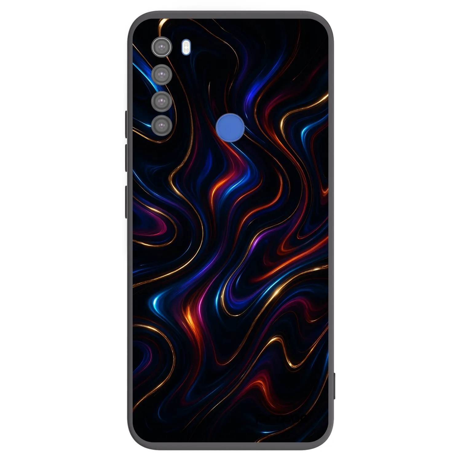 Picasee Xiaomi Redmi Note 8T Hülle - Schwarzes Silikon - Noir