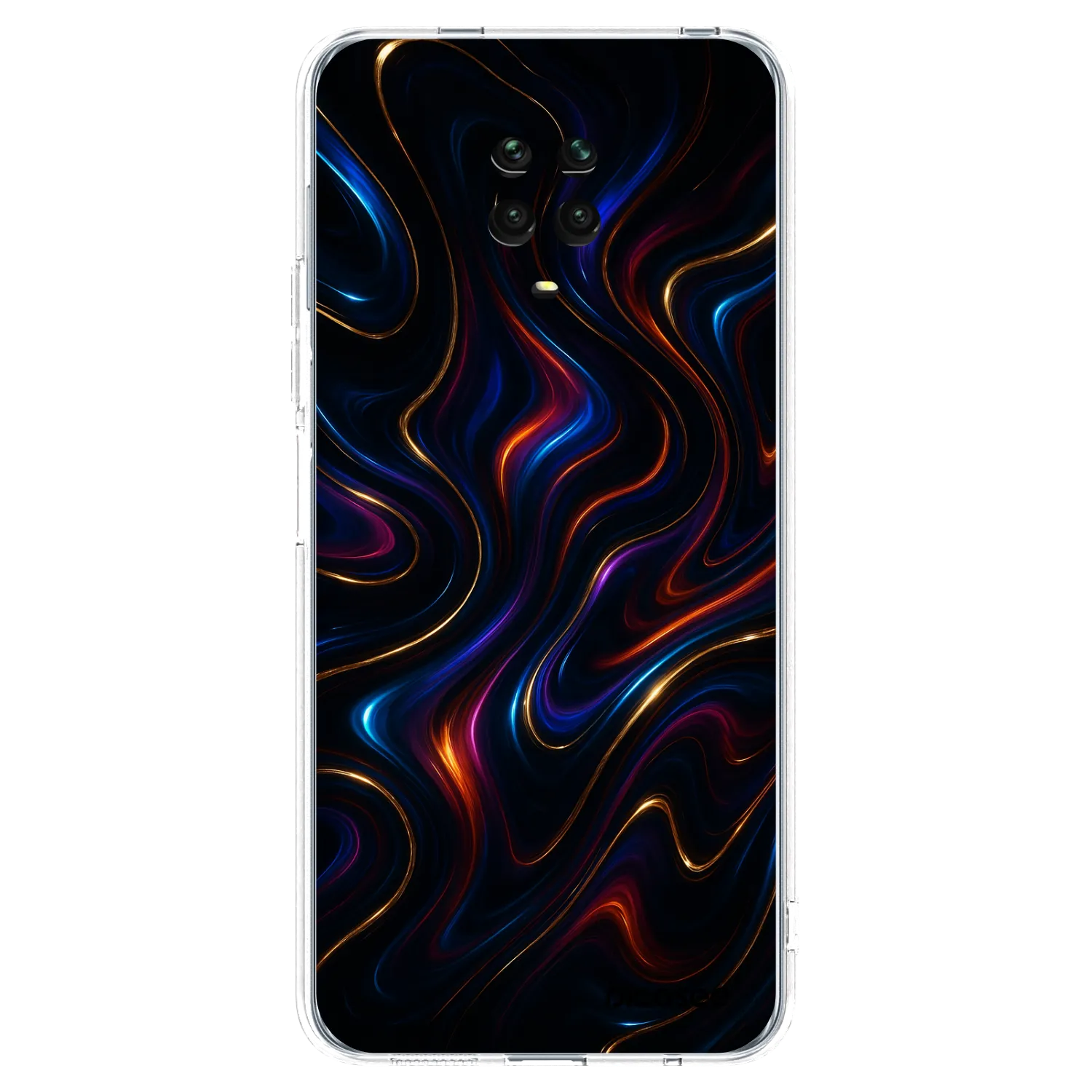 Picasee Xiaomi Redmi Note 9 Pro Hülle - Transparentes Silikon - Noir