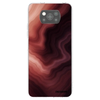 Picasee Xiaomi Poco X3 Hülle - Schwarzes Silikon - Rouge
