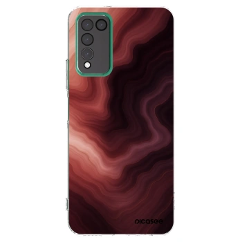Picasee Honor 10X Lite Hülle - Transparentes Silikon - Rouge