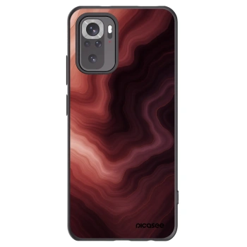 Picasee Xiaomi Redmi Note 10S Hülle - Schwarzes Silikon - Rouge