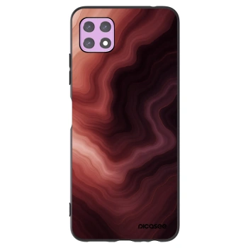 Picasee Samsung Galaxy A22 A226B 5G Hülle - Schwarzes Silikon - Rouge