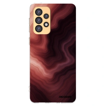 Picasee Samsung Galaxy A33 5G A336 Hülle - Transparentes Silikon - Rouge
