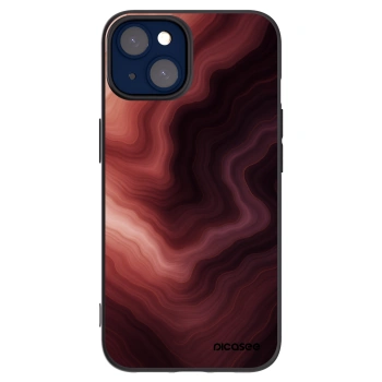 Picasee Apple iPhone 14 Hülle - Schwarzes Silikon - Rouge