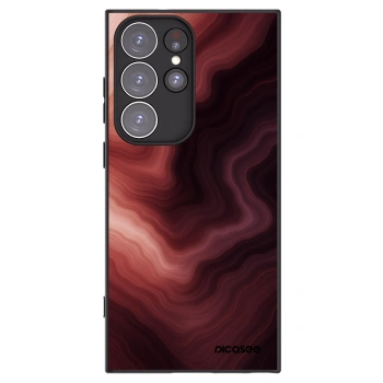 Picasee Samsung Galaxy S23 Ultra 5G Hülle - Schwarzes Silikon - Rouge