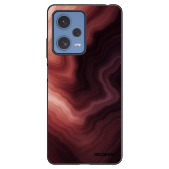 Picasee Xiaomi Redmi Note 12 Pro 5G Hülle - Schwarzes Silikon - Rouge