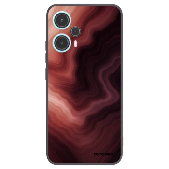 Picasee Xiaomi Poco F5 Hülle - Schwarzes Silikon - Rouge