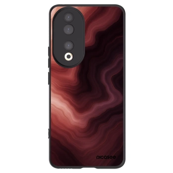 Picasee Honor 90 5G Hülle - Schwarzes Silikon - Rouge
