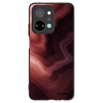 Picasee Honor X7a Hülle - Schwarzes Silikon - Rouge