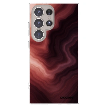 Picasee Samsung Galaxy S24 Ultra S928B 5G Hülle - Transparentes Silikon - Rouge