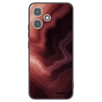 Picasee Xiaomi Redmi 12 5G Hülle - Schwarzes Silikon - Rouge