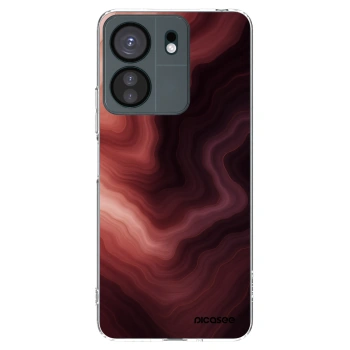 Picasee Xiaomi Redmi 13C 4G Hülle - Transparentes Silikon - Rouge