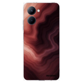 Picasee Realme C33 (2023) Hülle - Transparentes Silikon - Rouge